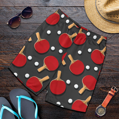Ping Pong Pattern Print Design A05 Mens Shorts