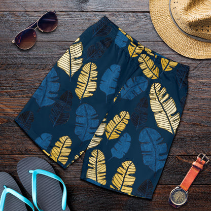 Banana Leaf Pattern Print Design BL09 Mens Shorts
