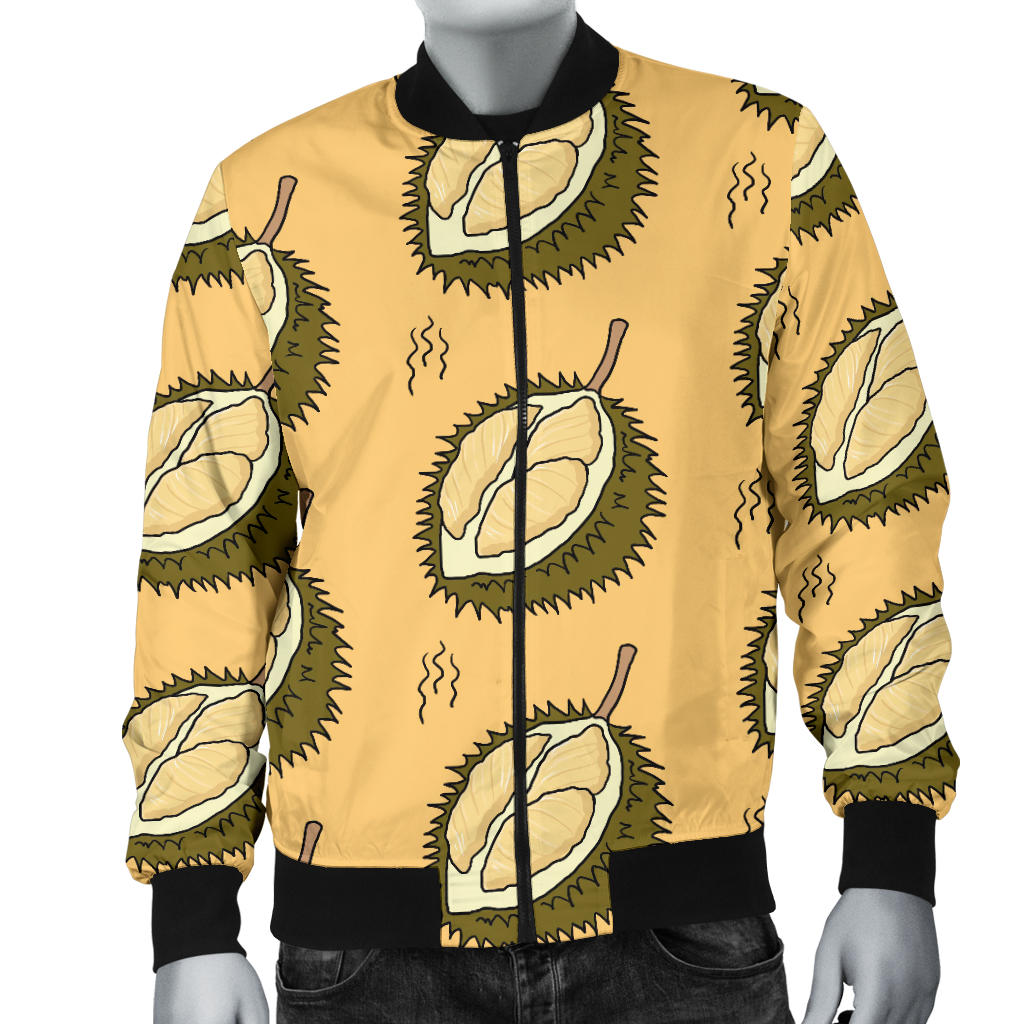 Durian Pattern Print Design DR02 Men Bomber Jacket