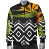 Bird Of Paradise Pattern Print Design BOP07 Men Bomber Jacket