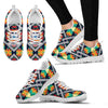 African Kente Sneakers White Bottom Shoes