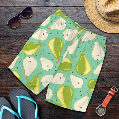 Pear Pattern Print Design PE04 Mens Shorts