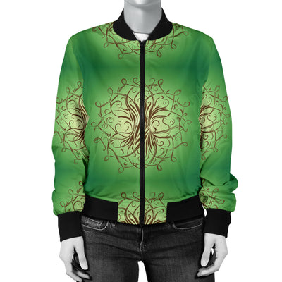 Celtic Pattern Print Design 05 Women's Bomber Jacket
