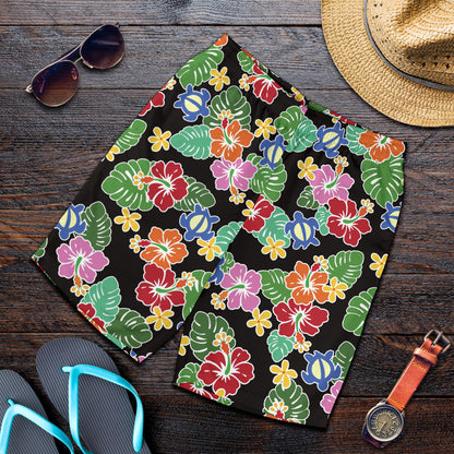 Hawaiian Themed Pattern Print Design H010 Mens Shorts