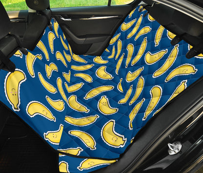 Banana Pattern Print Design BA03 Rear Dog  Seat Cover