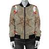 Nautical Pattern Print Design A02 Women's Bomber Jacket