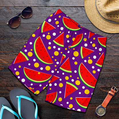 Watermelon Pattern Print Design WM010 Mens Shorts