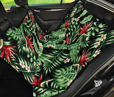 Bird Of Paradise Pattern Print Design BOP05 Rear Dog  Seat Cover