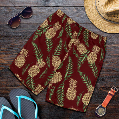 Pineapple Pattern Print Design PP013 Mens Shorts