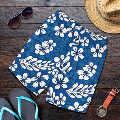 Plumeria Pattern Print Design PM015 Mens Shorts