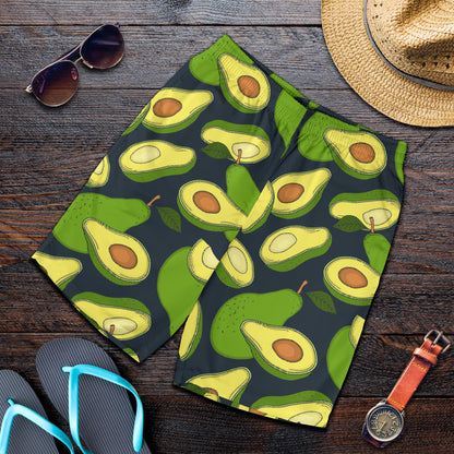 Avocado Pattern Print Design AC013 Mens Shorts