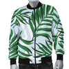 Palm Leaves Pattern Print Design PL06 Men Bomber Jacket