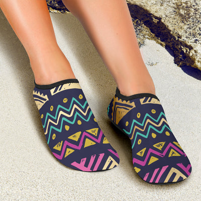 Multicolor Tribal aztec Aqua Water Shoes