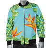 Bird Of Paradise Pattern Print Design BOP04 Men Bomber Jacket