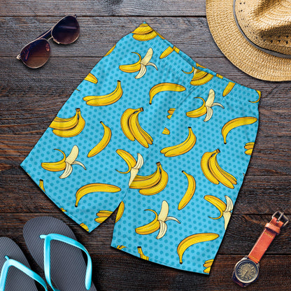 Banana Pattern Print Design BA08 Mens Shorts