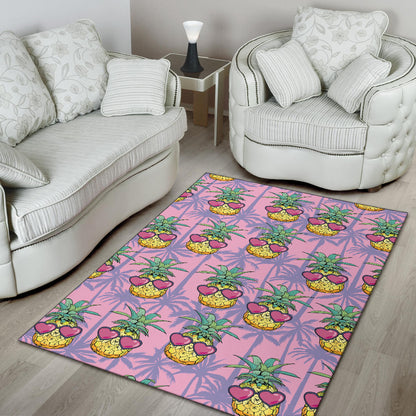 Pineapple Pattern Print Design PP06 Area Rugs