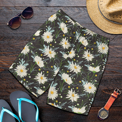 Daisy Pattern Print Design DS08 Mens Shorts