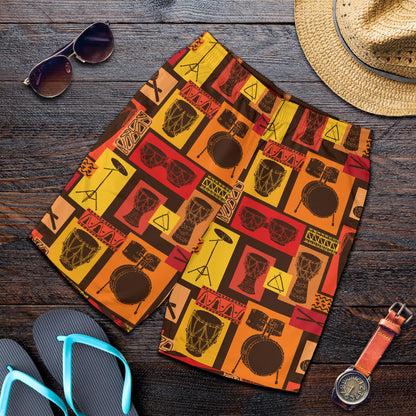 Percussion Pattern Print Design 02 Mens Shorts