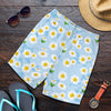 Daisy Pattern Print Design DS010 Mens Shorts