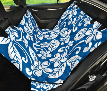 Plumeria Pattern Print Design PM013 Rear Dog  Seat Cover