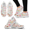 Cupcake Pattern Print Design CP06 Sneakers White Bottom Shoes