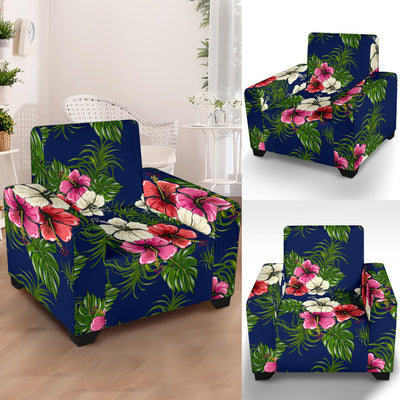 Hibiscus Pattern Print Design HB028 Armchair Slipcover