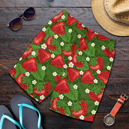 Strawberry Pattern Print Design SB05 Mens Shorts