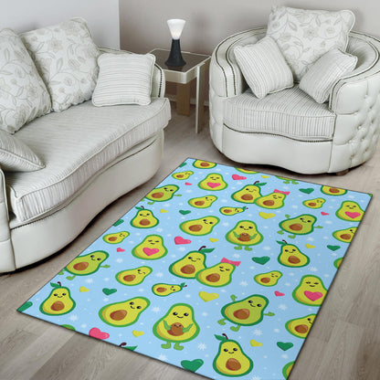 Avocado Pattern Print Design AC09 Area Rugs