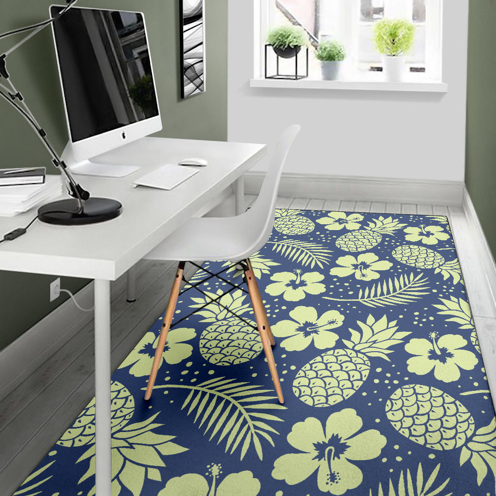 Pineapple Pattern Print Design PP07 Area Rugs