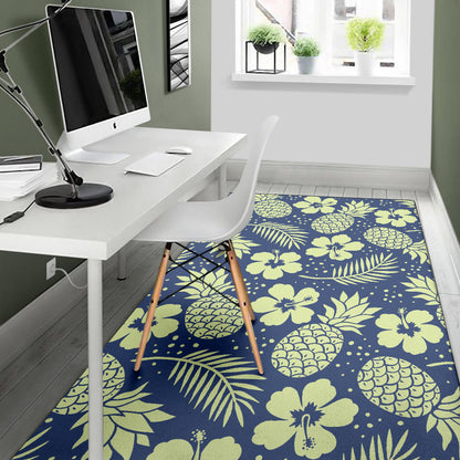 Pineapple Pattern Print Design PP07 Area Rugs