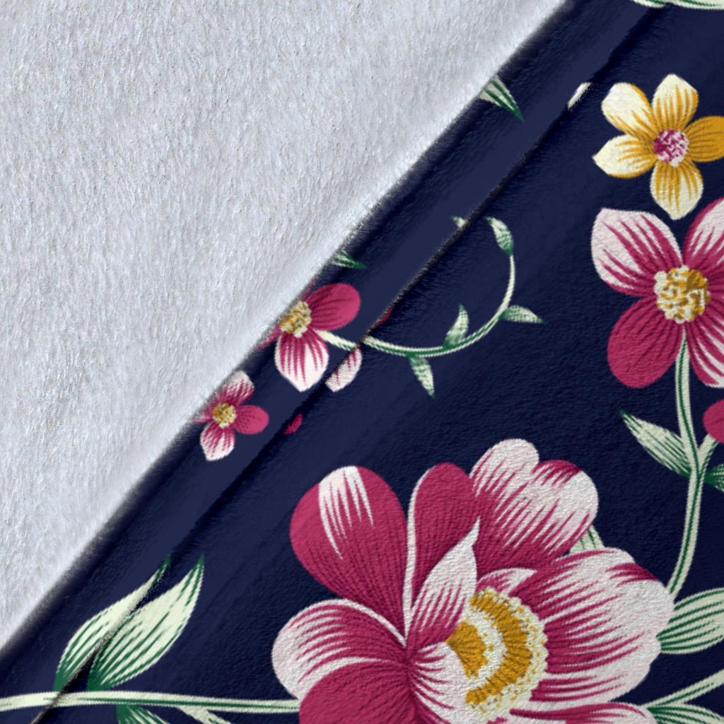 Gerberas Pattern Print Design GB03 Fleece Blanket