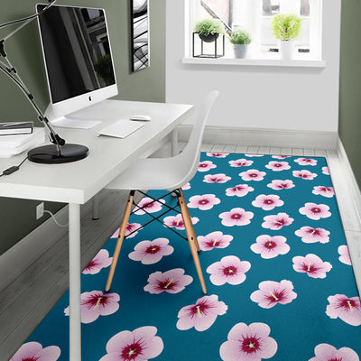 Cherry Blossom Pattern Print Design CB08 Area Rugs