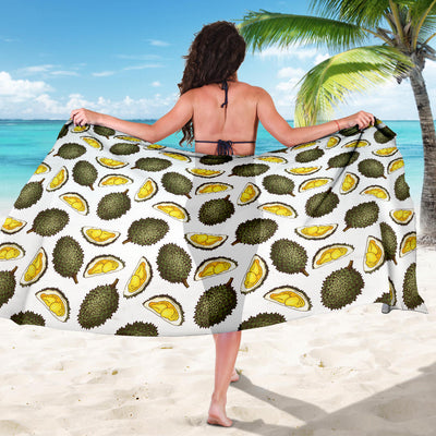 Durian Pattern Print Design DR03 Sarong Pareo Wrap