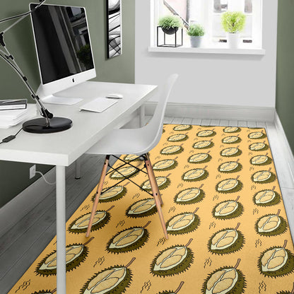 Durian Pattern Print Design DR02 Area Rugs