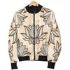 lotus Boho Pattern Print Design LO05 Women Bomber Jacket