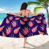 Dragonfruit Pattern Print Design DF02 Sarong Pareo Wrap