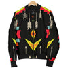 Native Pattern Print Design A05 Women's Bomber Jacket