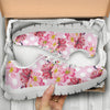 Bird Of Paradise Pattern Print Design BOP011 Sneakers White Bottom Shoes