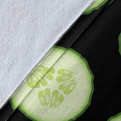 Cucumber Pattern Print Design CC02 Fleece Blanket