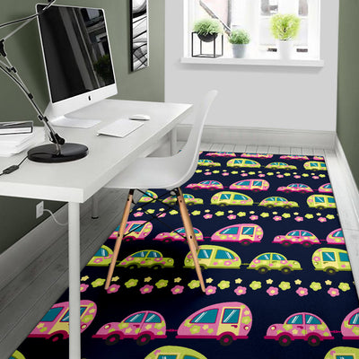 Camper Cute Camping Design No 3 Print Area Rugs