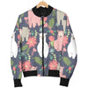 Alpaca Pattern Print Design 03 Women's Bomber Jacket