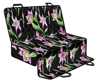 Amaryllis Pattern Print Design AL08 Rear Dog  Seat Cover