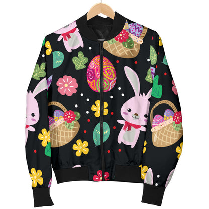 Easter Eggs Pattern Print Design RB05 Men Bomber Jacket