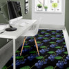 Blueberry Pattern Print Design BB01 Area Rugs