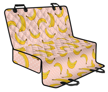 Banana Pattern Print Design BA06 Rear Dog  Seat Cover
