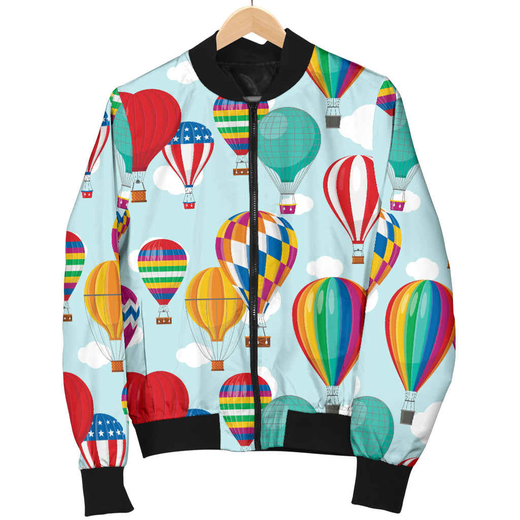 Ballon Pattern Print Design 07 Women's Bomber Jacket