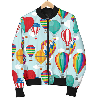 Ballon Pattern Print Design 07 Women's Bomber Jacket
