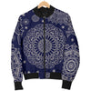 Mandala Pattern Print Design 02 Women's Bomber Jacket