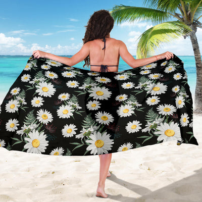 Daisy Pattern Print Design DS07 Sarong Pareo Wrap