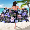 Iris Pattern Print Design IR04 Sarong Pareo Wrap